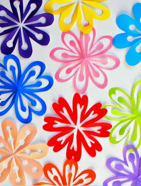 kirigami flowers vertical