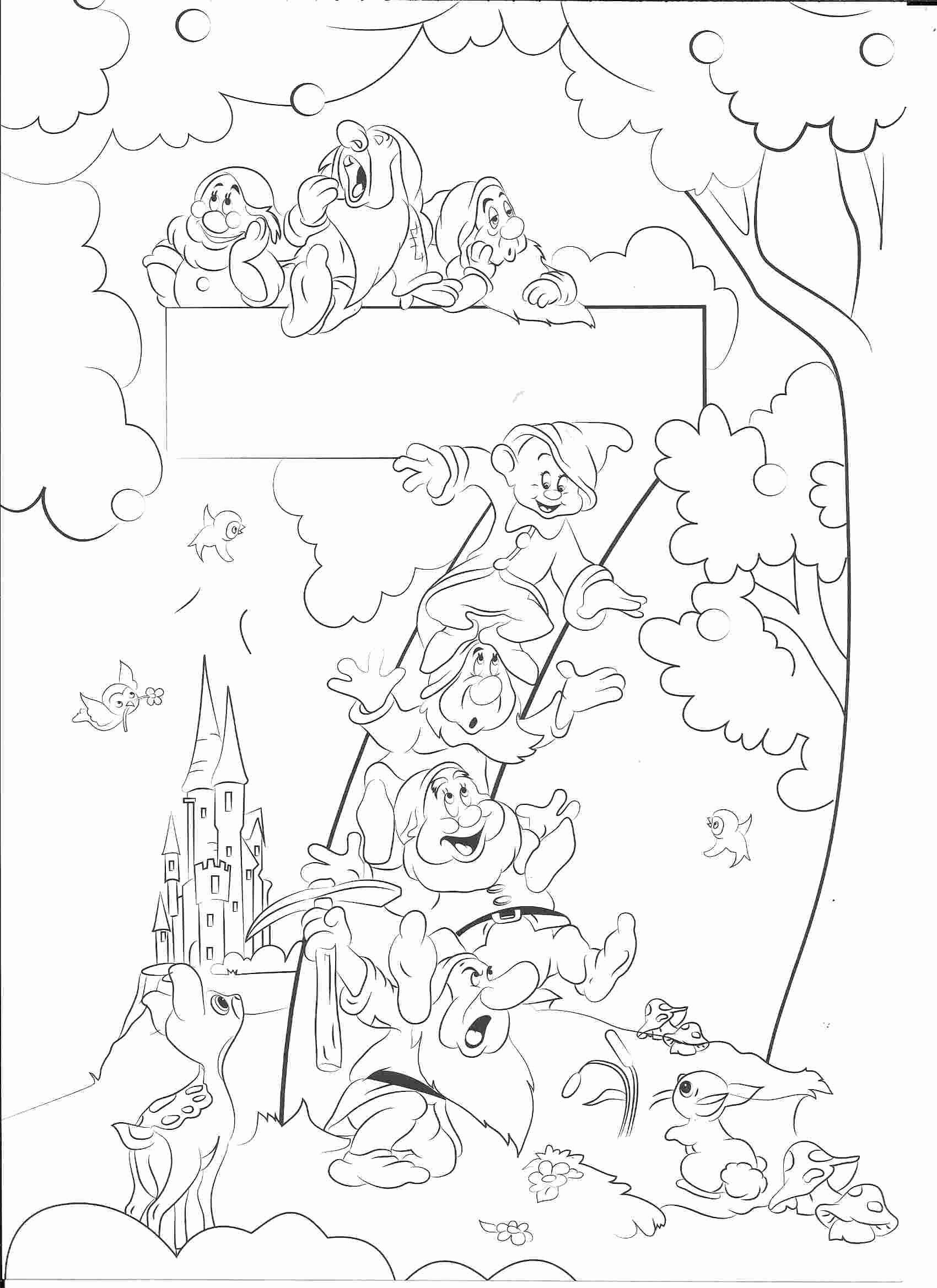 Disney Winter Coloring Pages
