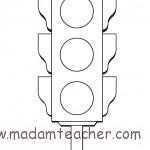 Trafik Isiklari Boyama Sayfalari Okul Oncesi Etkinlik